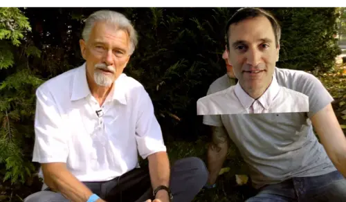 With Michael Winkelman at consciousness studies symposium