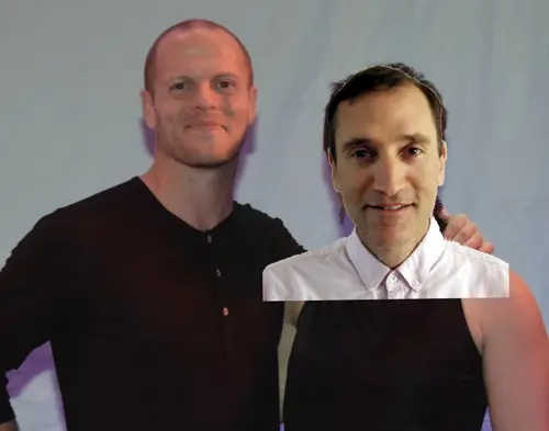 With Tim Ferriss at psychedelic research fundraiser